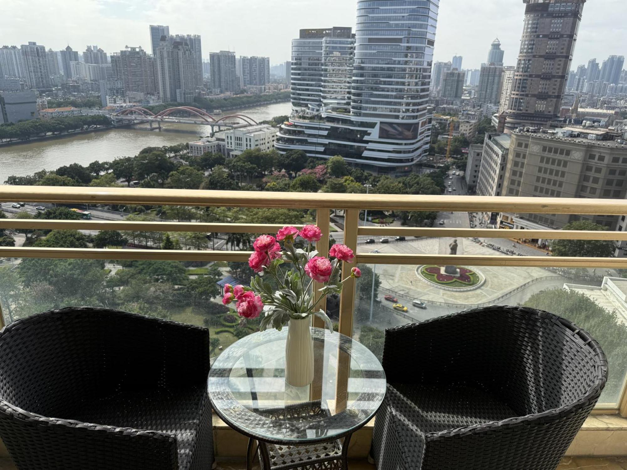 Waifiden Guangzhou Haizhu Square Wanyi Apartment Eksteriør bilde