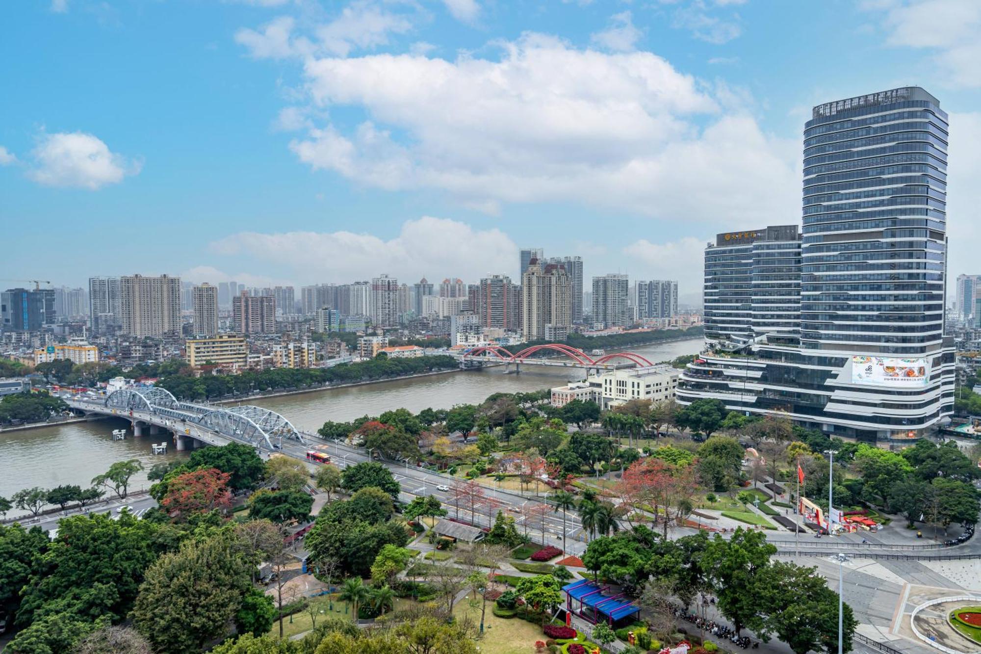 Waifiden Guangzhou Haizhu Square Wanyi Apartment Eksteriør bilde